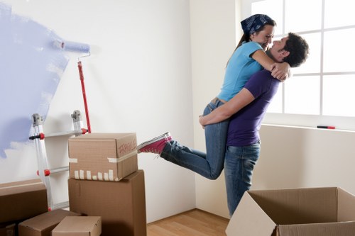 Customer booking a house removal service