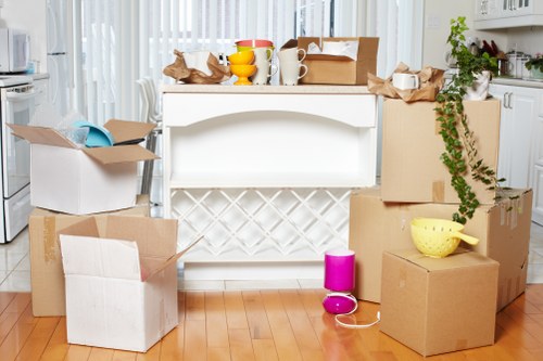 Sustainable moving with separated recycling materials and reusable goods