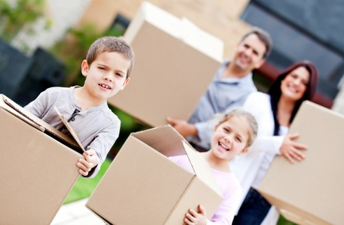 Moving boxes and furniture from a Shepherds Bush student property