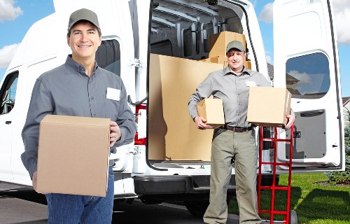 A moving van arranged for a residential move in Shepherds Bush